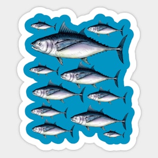 An ordinary fishing day Sticker